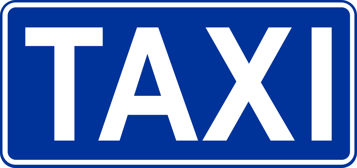 Znaki informacyjne - Postój taksówek, numer D-19