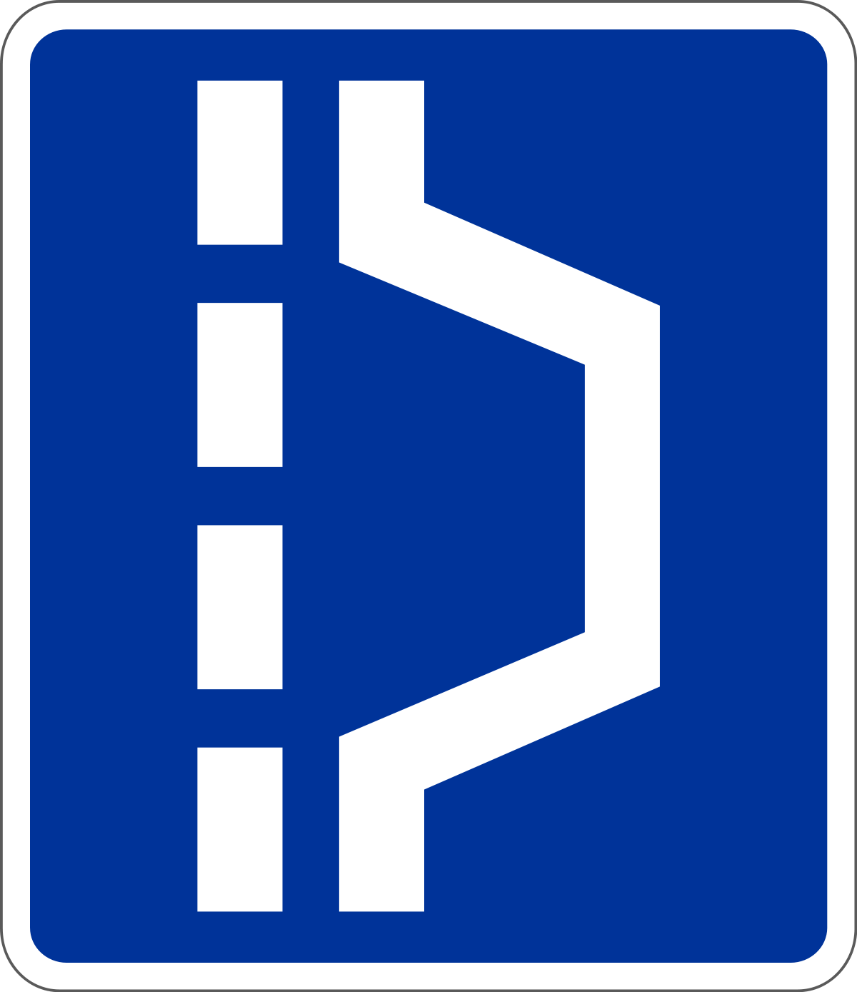 Znaki informacyjne - Zatoka, numer D-50
