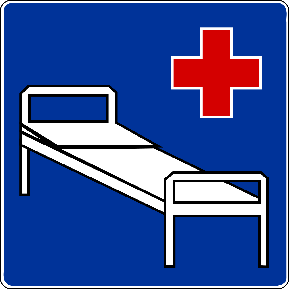 Znaki informacyjne - Szpital, numer D-21